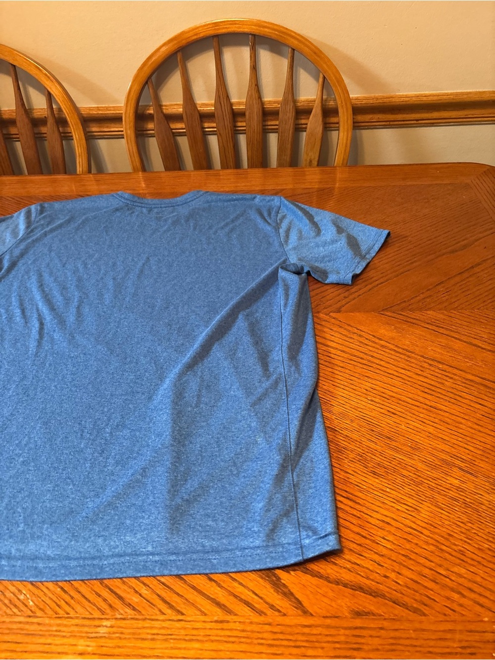 Nike Men's Heather Sky Blue Short-Sleeve Athletic Tee - Picture 5 of 7